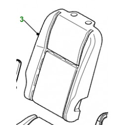 HVA500430 | Imbottitura - Schienale Sedile Post	
