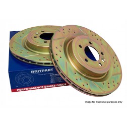 DA4614 | Dischi freno - BRITPART Performance - Posteriori - Ventilati | Ds3 - Ds4 - RRS 05-09